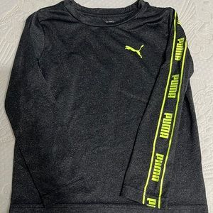 Boys puma l/s top